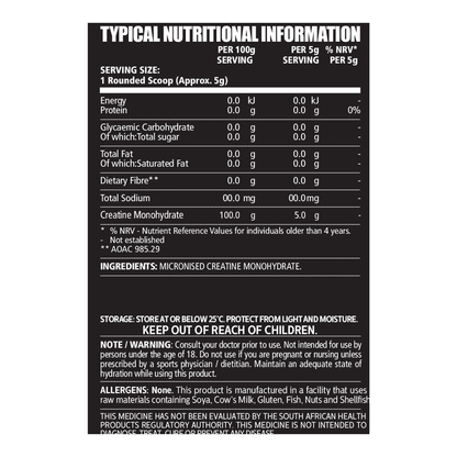 NPL Creatine monohydrate 500g