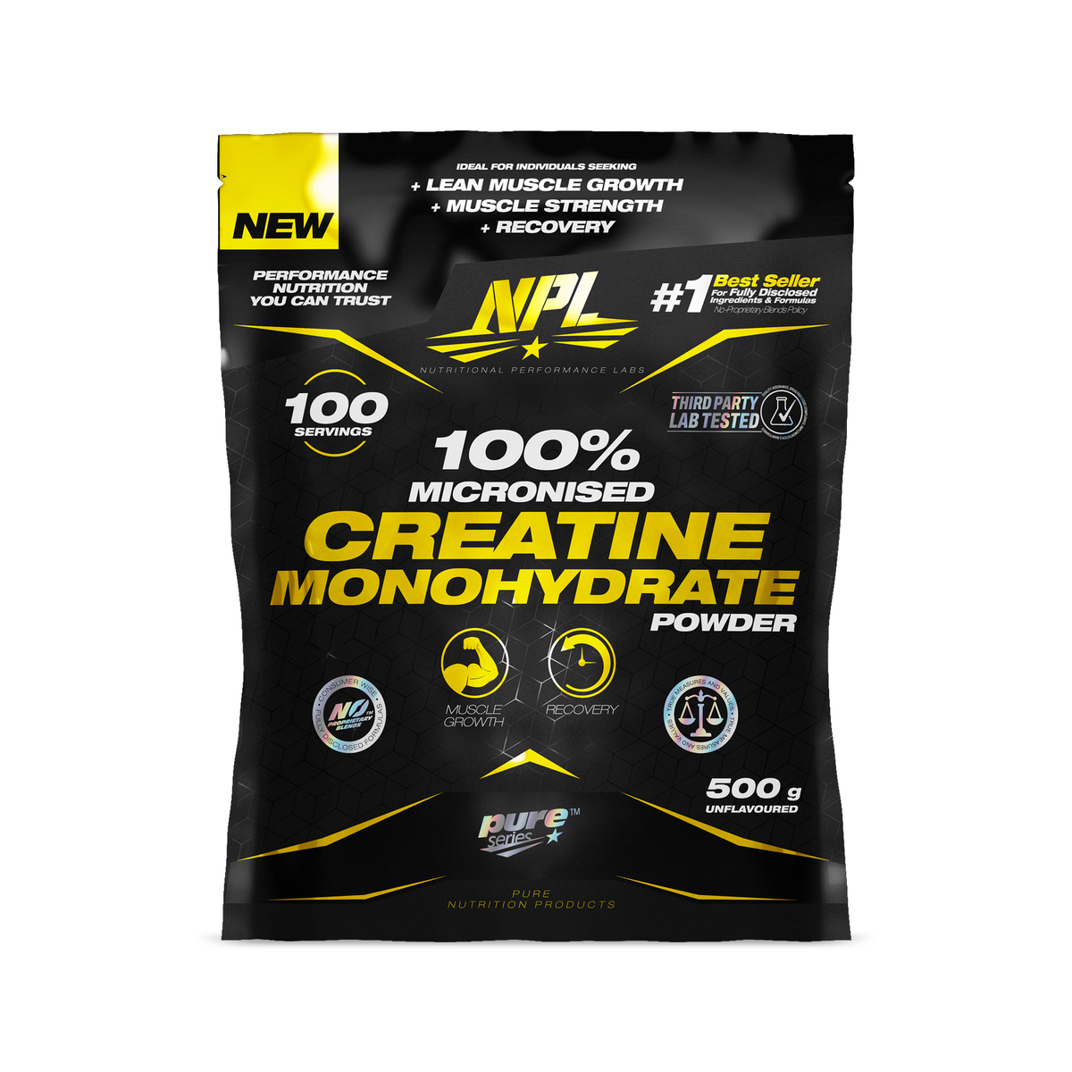 NPL Creatine monohydrate 500g