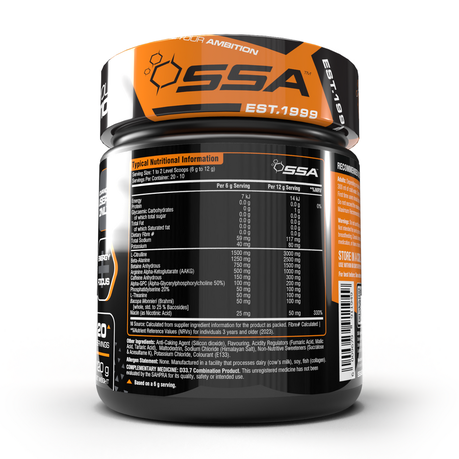 SSA Hellfire Black 120g Badass Blueberry Lime