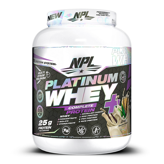 NPL Platinum Whey + Vanilla Bean 2kg
