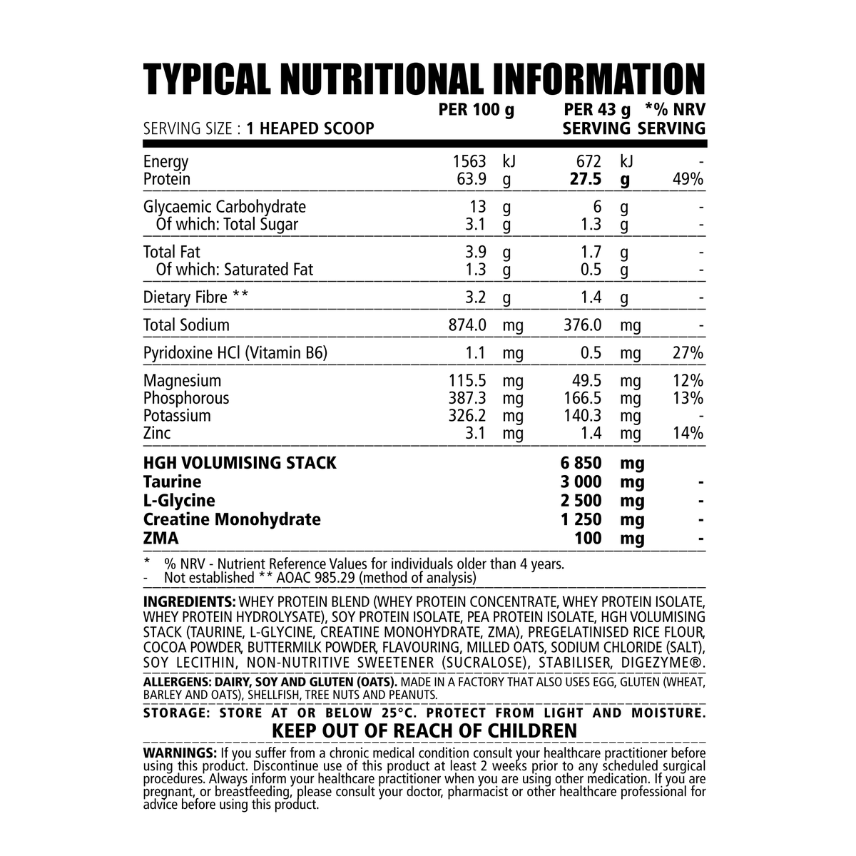 NPL - Anabolic Whey Vanilla - 908g